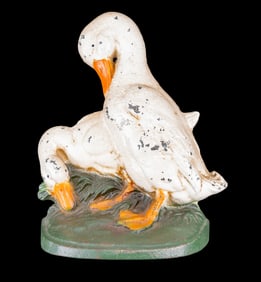 John Wright Cast Iron Duck Doorstop