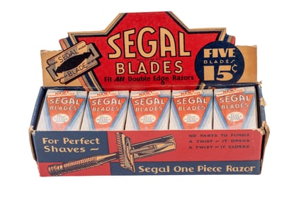 Vintage Segal Shaving Blades, NOS