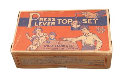 Vintage Louis Marx & Co. "Press Top Lever Set"