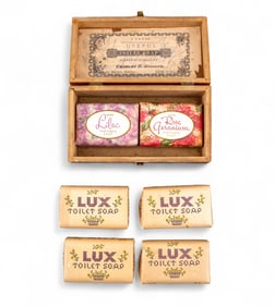 Vintage Toilet Soaps, Related Box