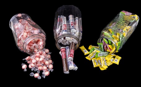 Vintage Candy Display Jars