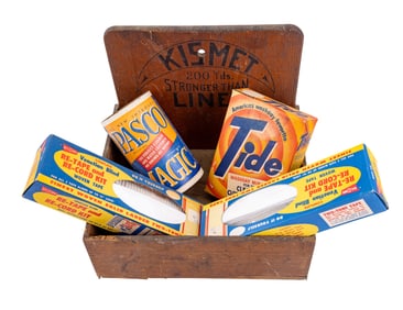 Country Store Advertising Counter Display Box