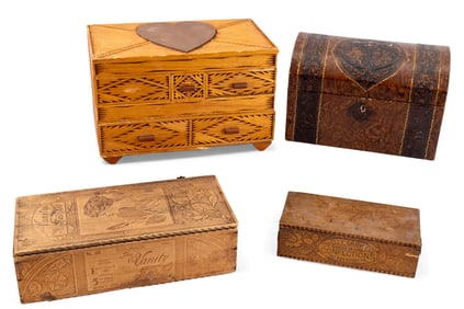 Early Advertising and Vintage Jewelry Boxes