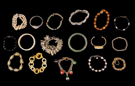 Variety of Vintage Bracelets