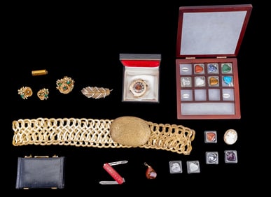 Vintage Belt and Jewelry