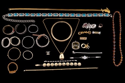 Vintage Belts and Jewelry