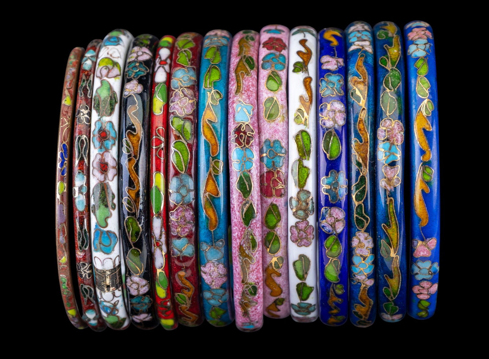 Enamel Bangle Bracelet Collection (1 of 3)