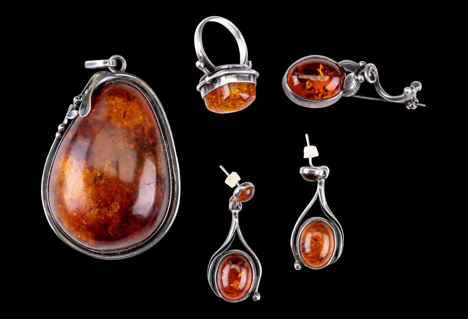 Amber and Silver Jewelry Collection (1 of 12)
