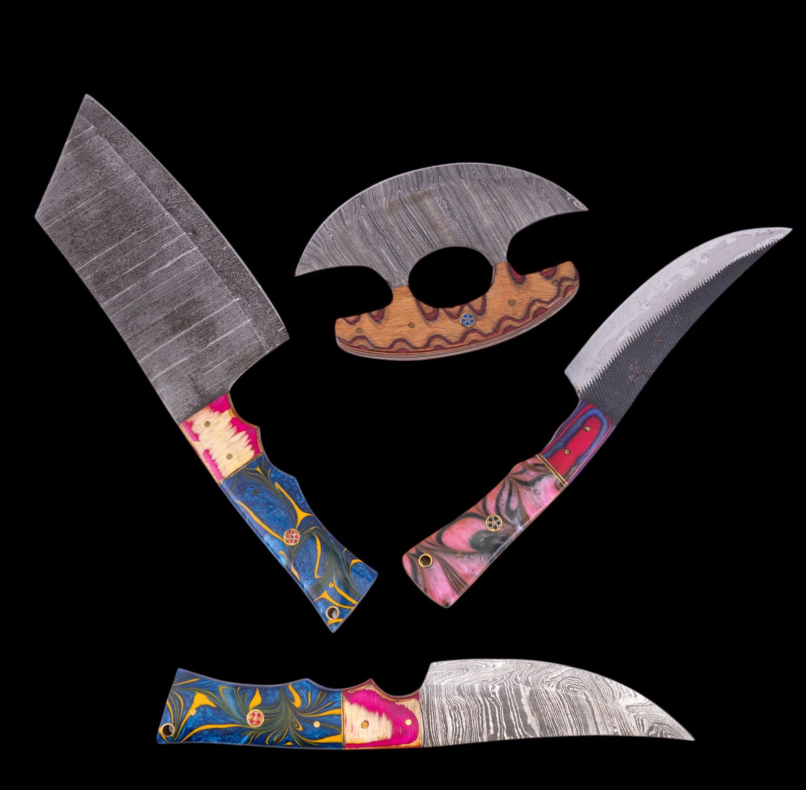 MHS Cutlery Damascus Steel Knives (1 of 11)