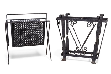 Mid Century Metal / Wire Magazine Racks