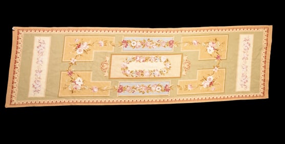 French Floral Tapestry ~3'x6'