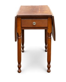 Drop Leaf 1-Drawer Table