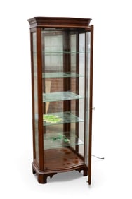 Tall Display Cabinet by Jasper w/ 5 Shelves