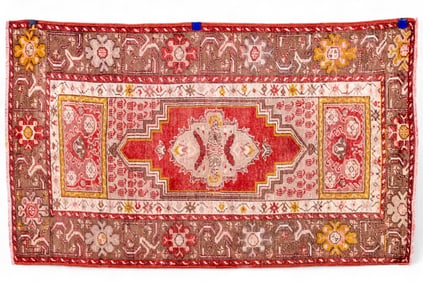 Semi-Antique Oushak Rug