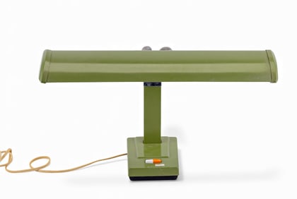 Vintage Fluorescent Desk Lamp in Avocado Green