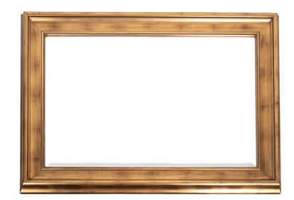 Gold Painted Rectangle Wall Mirror