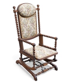 Antique Hunzinger Style Rocking Chair