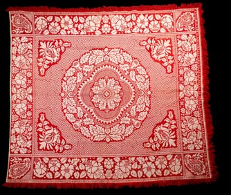 Vintage Jacquard Coverlet Lebanon PA