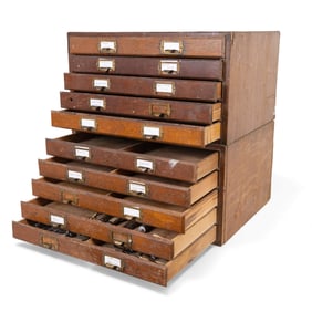 Another Pair of Map Cabinets / Spool Cabinets