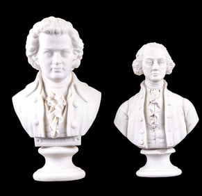 Bisque Porcelain Busts