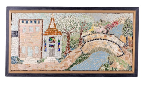 Framed Mosaic Art Panel