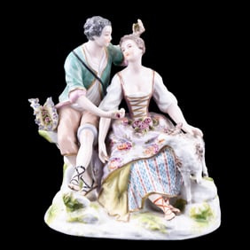 German Porcelain Figural Statue