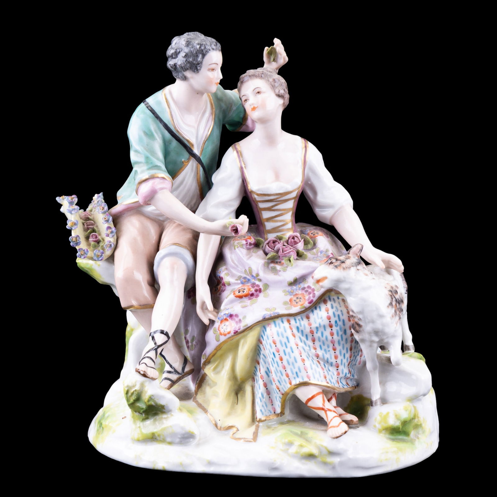 German Porcelain Figural Statue (1 of 8)