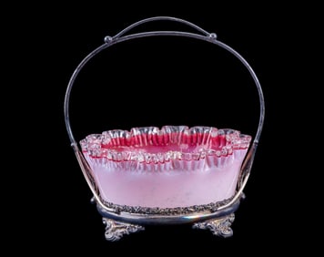 Vasa Murrhina Hand-Blown Glass Bowl
