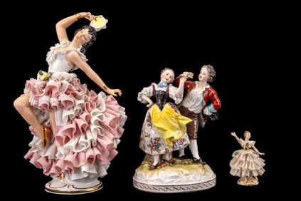 Capodimonte Porcelain Figures