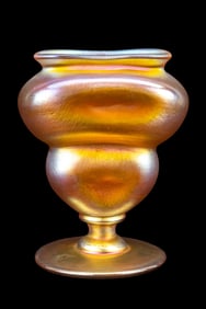 L.C. Tiffany Favrile Unusual Form Vase