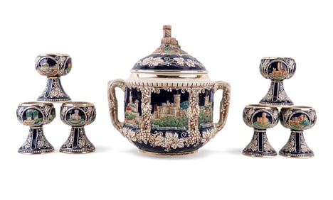 West German Salt Glazed Cider Set