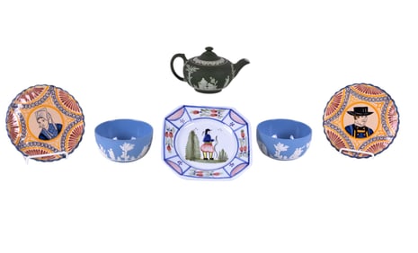 Wedgwood & Quimper Plates