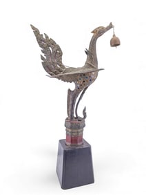 Large Bronze Asian Dragon Sculpture