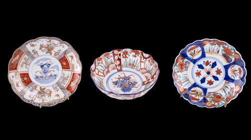 3-Piece Imari Porcelain Lot