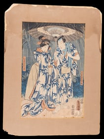 Utagawa Kunisada (1786-1865) Woodblock Print