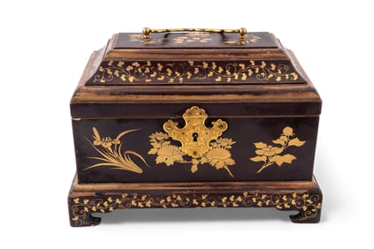 Japanese Lacquered Tea Caddy