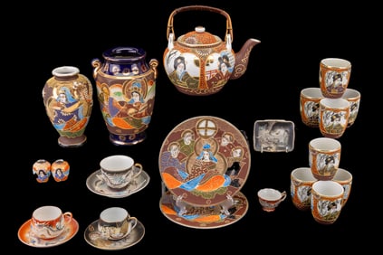 Japanese Moriage / Satsuma Collection