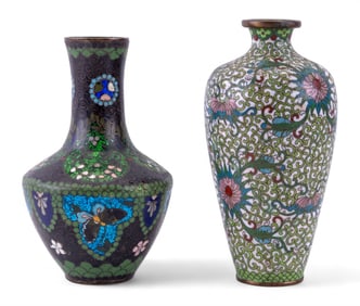 Antique Cloisonne Miniature Vases (4)