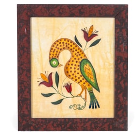 Bill Rank Framed Velvet PA Bird