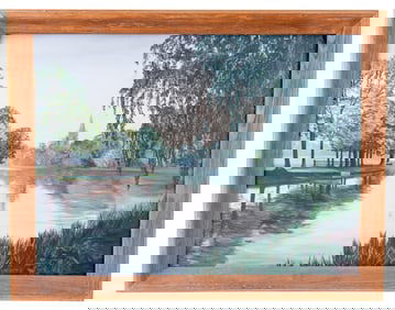 1976 Signed Oil on Board, Landscape