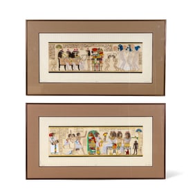 Pair of Jan Fleck Etchings