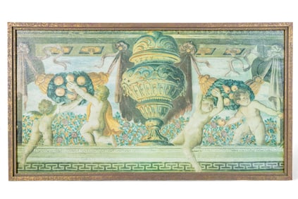 Antique-Style Pastel on Board