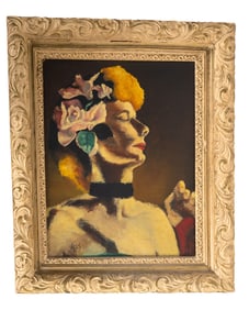 1951 Dick Ellis Portrait of Woman