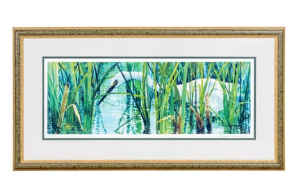 Signed and Numbered Marsh Scene, Dan Meyer