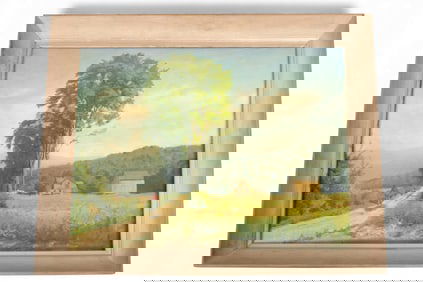 Franklin Howard Oil on Canvas Landscape