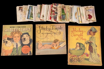 Shirley Temple Books and Antique Post Cards