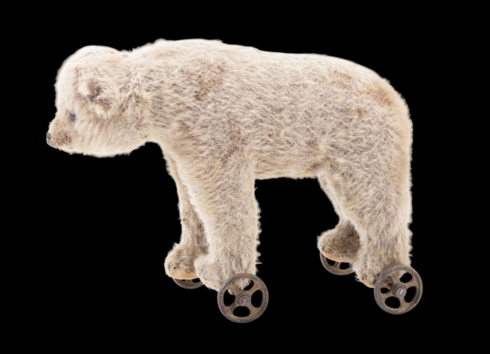 Antique Steiff Polar Bear On Wheels (1 of 6)