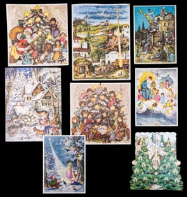 Mid Century German Advent Calendars