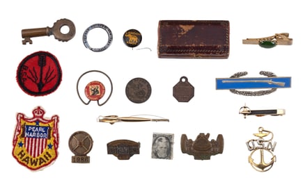 Sterling Insignia, Tie Clips, and More