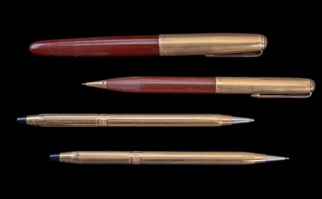 Parker and Cross Gold Filled Pen Sets